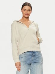 Tommy Jeans Bluza Flag DW0DW19729 Beżowy Regular Fit. Brązowe bluzy damskie Tommy Jeans, xxs, bez wzorów, z bawełny, bez kaptura. Za 259.99 zł.