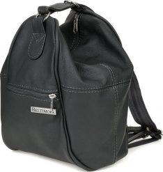 Szary Plecak damski skórzany torebka 2w1 Beltimore 019 NoSize. Szare plecaki damskie NoName, bez wzorów. Za 179.99 zł.