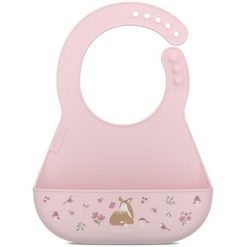 Śliniak silikonowy z kieszonką mio fairy garden 108034565406. Brązowe śliniaki dla dzieci Mepal, bez wzorów, z materiału. W wyprzedaży za 61.90 zł.