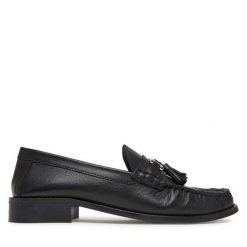 Mokasyny GINO ROSSI. Czarne mokasyny damskie Gino Rossi. Za 349.99 zł.