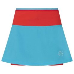Damskie spódnico-spodenki La Sportiva Swift Ultra 5". Niebieskie szorty sportowe damskie La Sportiva, l, bez wzorów, z elastanu, do biegania. Za 533.95 zł.