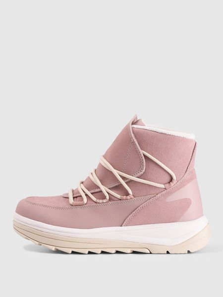 4F Buty zimowe śniegowce SNOWDROP z membraną damskie - różowe 41. Czerwone śniegowce i trapery damskie 4f, z gumy, za kostkę. Za 349.99 zł.