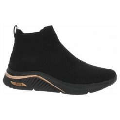 Buty do chodzenia damskie Skechers Arch Fit S-miles. Obuwie sportowe damskie Skechers, bez wzorów, z jeansu, trekkingowe. Za 289.99 zł.