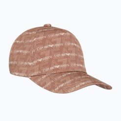 Czapka z daszkiem damska EA7 Emporio Armani Train Graphic Series. Brązowe czapki i kapelusze damskie EA7 Emporio Armani, bez wzorów, z bawełny. Za 229.99 zł.