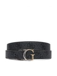 Guess Pasek Damski BW9325 P6115 Czarny. Czarne paski damskie Guess, z aplikacjami, ze skóry. Za 199.99 zł.