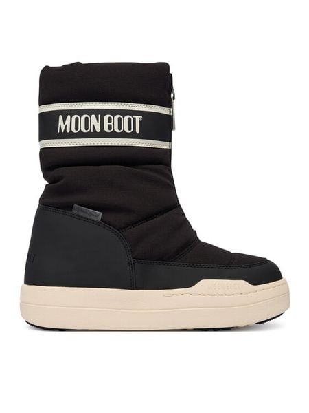 Moon Boot Śniegowce Jr Park Zip High Wp 80D3440080 D Czarny. Czarne buty zimowe dziewczęce Moon Boot, bez wzorów, ze skóry, bez zapięcia. Za 469.99 zł.