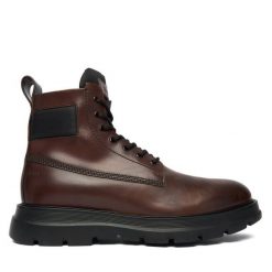 Trzewiki Fabi. Brązowe botki męskie Fabi, bez wzorów, bez zapięcia. Za 2,009.00 zł.