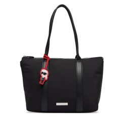 Torebka KARL LAGERFELD. Czarne torebki do ręki damskie KARL LAGERFELD, bez wzorów, bez dodatków. Za 849.99 zł.
