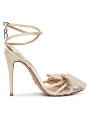 Steve Madden Sandały Blyss 11003613 Biały. Białe sandały damskie Steve Madden, bez wzorów, z materiału, bez obcasa, na szpilce, bez zapięcia. Za 639.99 zł.