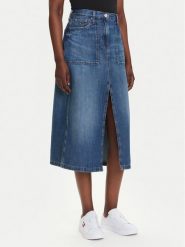 Tommy Jeans Spódnica jeansowa Claire DW0DW21070 Granatowy Regular Fit. Niebieskie spódnice damskie Tommy Jeans, bez wzorów, z bawełny. Za 259.99 zł.