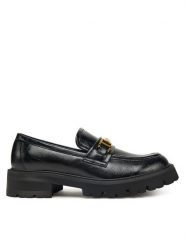 TWINSET Loafersy 252TGT080 Czarny. Czarne mokasyny damskie Twinset, ze skóry. Za 889.99 zł.