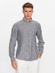 Casual Friday Koszula 20504647 Niebieski Regular Fit. Niebieskie koszule męskie Casual Friday, m, bez wzorów, ze lnu, casualowe, bez kołnierzyka, bez ramiączek. Za 409.99 zł.