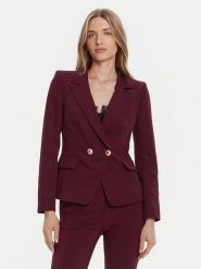 Rinascimento Marynarka CFC0126221003 Bordowy Slim Fit. Czerwone żakiety damskie Rinascimento, xs, bez wzorów, z syntetyku. Za 579.99 zł.