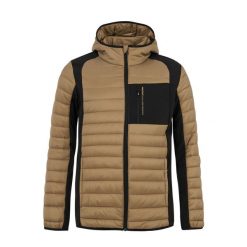 Kurtka puchowa Protest Letton Outerwear. Brązowe kurtki męskie Protest, na zimę, l, bez wzorów, z puchu, sportowe, bez kaptura. Za 462.50 zł.