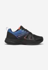 Czarno-Niebieskie Sznurowane Buty Sportowe Soft Shell Irushe. Czarne buty sportowe męskie Born2be, bez zapięcia. Za 169.99 zł.