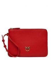 PINKO Torebka Wristlet PE 25 PCPL 104353 A0F1 Czerwony. Czerwone kopertówki damskie Pinko, bez wzorów, ze skóry, bez dodatków. Za 319.99 zł.