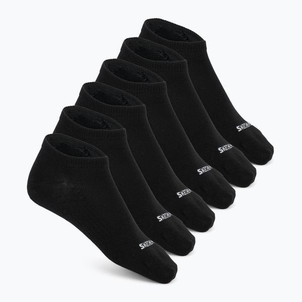 Skarpety męskie SKECHERS Non Terry Low Cut 6. Czarne skarpety męskie Skechers, bez wzorów. Za 58.99 zł.