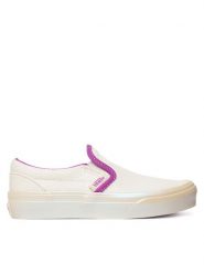 Vans Tenisówki Classic Slip-On VN000D0JWHP1 Écru. Trampki i tenisówki dziewczęce Vans, bez wzorów, z materiału, bez zapięcia. Za 259.99 zł.