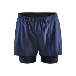 Szorty Craft 2-in-1 adv essence stretch. Niebieskie buty sportowe męskie Craft, bez zapięcia, na fitness i siłownię. W wyprzedaży za 214.25 zł.