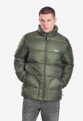 Kurtka turystyczna męska Prosto Puffer Void-9 zimowa. Zielone kurtki męskie Prosto., na zimę, m, z aplikacjami, z poliamidu, wizytowe, bez kaptura. Za 399.99 zł.