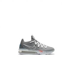 Buty koszykarskie męskie Nike Lebron Xvii Low Particle Grey. Szare buty sportowe męskie Nike, z materiału, bez zapięcia, do koszykówki. Za 983.00 zł.