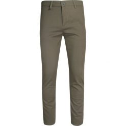Spodnie Casualowe, Oliwkowe Chinosy z Elastanem, Zwężana Nogawka, Męskie -QUICKSIDE. Zielone eleganckie spodnie męskie Quickside, m, bez wzorów, z elastanu. Za 159.00 zł.