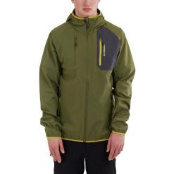 Kurtka softshellowa męska Fundango Alloy Hooded Softshell. Zielone kurtki męskie Fundango, na zimę, m, bez wzorów, z softshellu, sportowe, bez kaptura. Za 549.90 zł.