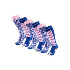 Skarpety narciarskie - Damskie - 6 par - Ballpoint Blue. Niebieskie skarpety damskie POEDERBAAS, bez wzorów, z wełny. W wyprzedaży za 329.62 zł.