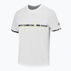 Koszulka tenisowa męska Babolat Aero Crew Neck. Białe koszulki sportowe męskie BABOLAT, m, bez wzorów, z elastanu, bez kołnierzyka, bez ramiączek, na fitness i siłownię. Za 129.99 zł.