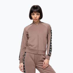 Bluza damska Pitbull Verona Collar Zip. Brązowe bluzy damskie PITBULL, m, bez wzorów, z elastanu, bez kaptura. Za 209.99 zł.