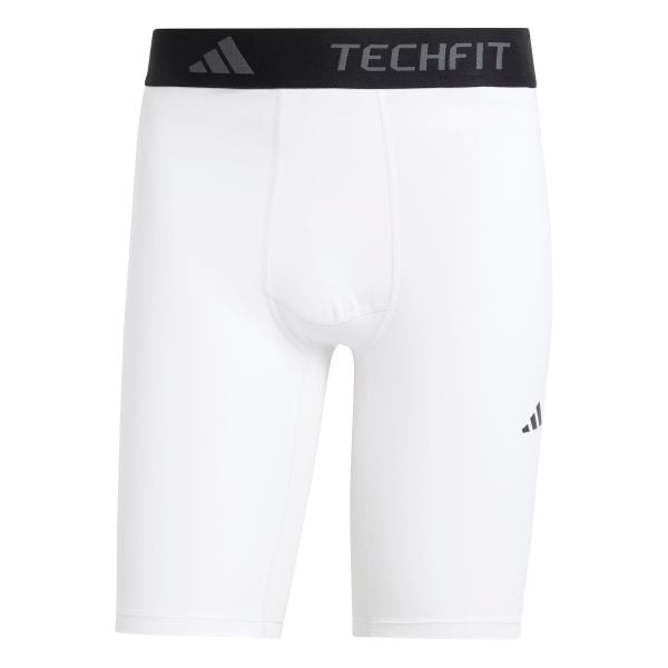 Szorty adidas Techfit. Białe szorty męskie Adidas, s, bez wzorów, z materiału. Za 149.85 zł.