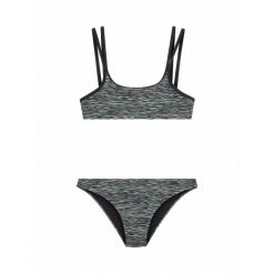 Dziewczęcy dwuczęściowy kostium kąpielowy Protest Prtlynn. Zielone stroje kąpielowe dla dziewczynek Protest, bez wzorów. Za 62.99 zł.