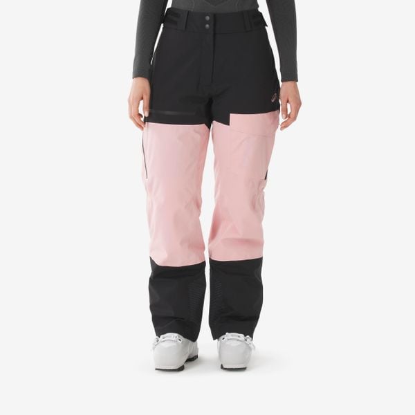 Spodnie narciarskie i snowboardowe damskie Quechua 500 AM. Czarne spodnie materiałowe damskie WED'ZE, m, bez wzorów, z materiału. Za 399.99 zł.