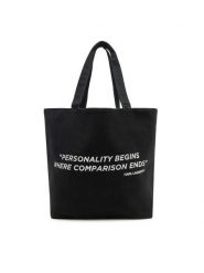 KARL LAGERFELD Torebka A1W50047 Czarny. Czarne torebki do ręki damskie KARL LAGERFELD, bez wzorów, z materiału, bez dodatków. Za 209.99 zł.