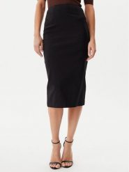 Guess Spódnica ołówkowa W5GD93 WGMR2 Czarny Slim Fit. Czarne spódnice damskie Guess, l, z aplikacjami, z wiskozy, ołówkowe. Za 269.99 zł.