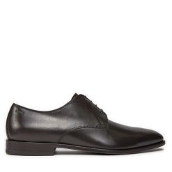 Półbuty BOSS. Brązowe eleganckie półbuty Boss, wizytowe, bez zapięcia. Za 1,399.00 zł.