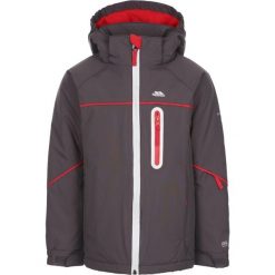 Trespass Wilson - Męska kurtka narciarska Ciemnoszara. Czarne kurtki męskie Trespass, m, bez wzorów, z puchu, bez kaptura, narciarskie. Za 264.40 zł.