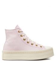 Converse Trampki Chuck Taylor All Star Modern Lift Platform Crafted Stitching A07578C Różowy. Czerwone trampki i tenisówki damskie Converse, bez wzorów, z materiału, retro, bez zapięcia. Za 289.99 zł.