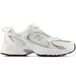 Sneakersy damskie NEW BALANCE 530 MR530SGA. Białe obuwie sportowe damskie New Balance, bez wzorów, z gumy. Za 399.99 zł.