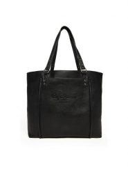 Pepe Jeans Torebka Bellamie Code PL0300005 Czarny. Czarne torebki do ręki damskie Pepe Jeans, bez wzorów, z jeansu, bez dodatków. Za 349.99 zł.