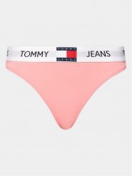 Tommy Jeans Figi klasyczne UW0UW04693 Różowy. Czerwone figi damskie Tommy Jeans, s, bez wzorów, z bawełny. Za 79.99 zł.