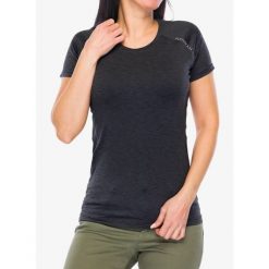 Koszulka damska Hannah Shelly II. Szare koszulki sportowe damskie Hannah, bez wzorów, bez kołnierzyka, bez ramiączek. W wyprzedaży za 146.25 zł.