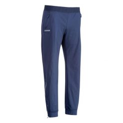 Spodnie treningowe do hokeja na trawie damskie Korok FH900. Niebieskie spodnie sportowe damskie KOROK, m, bez wzorów, z elastanu. Za 159.99 zł.