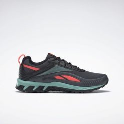 Buty męskie sportowe Reebok RIDGERIDER 6.0. Czarne buty sportowe męskie Reebok, z materiału, bez zapięcia. Za 197.40 zł.