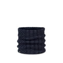 Bandana BUFF KNITTED & FLEECE NECKWARMER AKNA. Niebieskie szaliki i chusty damskie Buff, na zimę, bez wzorów, sportowe. W wyprzedaży za 139.93 zł.
