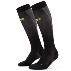 Damskie długie skarpety kompresyjne sportowe Core Ultralight CEP. Czarne skarpety damskie CEP, bez wzorów, z elastanu. Za 199.00 zł.