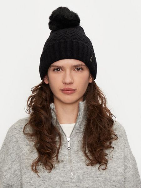 Aulp Czapka Zelie Czarny. Czarne czapki i kapelusze damskie Aulp, na zimę, bez wzorów. Za 69.99 zł.