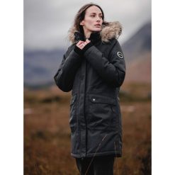 Dlx Dana- Damska kurtka puchowa Dlx Czarny Marl. Brązowe kurtki damskie DLX, bez wzorów, z puchu, bez kaptura, trekkingowe. Za 929.99 zł.
