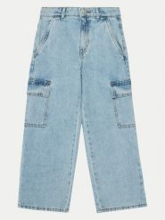 NAME IT Jeansy 13220709 Niebieski Wide Leg. Niebieskie jeansy dla dziewczynek Name it, z bawełny. Za 129.99 zł.