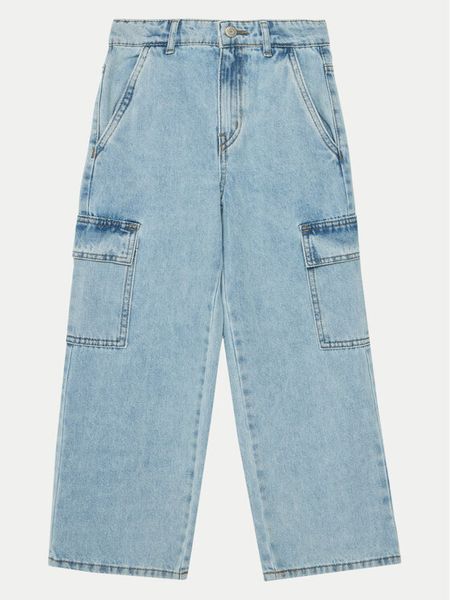 NAME IT Jeansy 13220709 Niebieski Wide Leg. Niebieskie jeansy dla dziewczynek Name it, z bawełny. Za 99.99 zł.